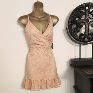 Lace Wrap Dress